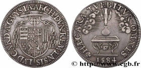 CHAMPAGNE ARDENNES - GENTRY AND TOWNS
Type : Louis II de Guise - ARCHEVEQUE 
Date : 1584 
Metal : silver 
Diameter : 28  mm
Orientation dies : 6  h.
W...