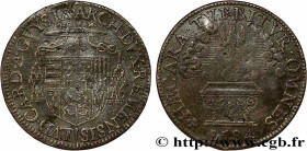 CHAMPAGNE ARDENNES - GENTRY AND TOWNS
Type : Louis II de Guise - ARCHEVEQUE 
Date : 1584 
Metal : brass 
Diameter : 28  mm
Orientation dies : 6  h.
We...