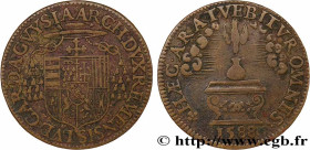 CHAMPAGNE ARDENNES - GENTRY AND TOWNS
Type : Louis II de Guise - ARCHEVEQUE 
Date : 1588 
Metal : brass 
Diameter : 27,5  mm
Orientation dies : 6  h.
...