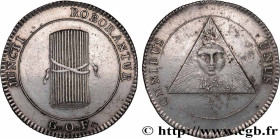 FREEMASONRY
Type : GRAND ORIENT DE FRANCE 
Date : n.d. 
Metal : silver 
Diameter : 29,5  mm
Orientation dies : 6  h.
Weight : 8,95  g.
Edge : cannelée...