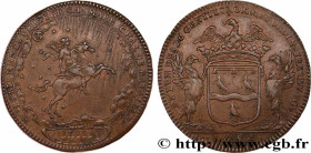 ANJOU - GENTRY
Type : Étienne du Verdier, maire d’Angers 
Date : 1654 
Metal : red copper 
Diameter : 29  mm
Orientation dies : 6  h.
Weight : 9,09  g...