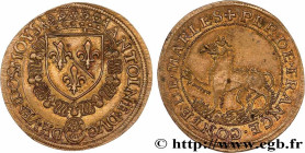 VENDÔMOIS - VENDÔME
Type : Antoine de Bourbon 
Date : (1541) 
Date : n.d. 
Mint name / Town : Paris 
Metal : brass 
Diameter : 29,5  mm
Orientation di...