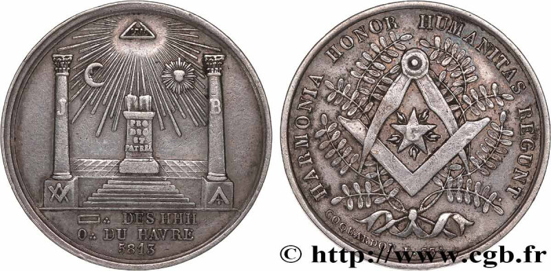 FREEMASONRY
Type : LE HAVRE, HHH 
Date : n.d. 
Mint name / Town : LE HAVRE 
Meta...