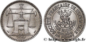 III REPUBLIC
Type : Jeton essai de monnayage de Poissy 
Date : ( 1922 ) 
Date : n.d. 
Mint name / Town : Poissy 
Metal : nickel silver 
Diameter : 23 ...