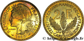 CAMEROON - TERRITORIES UNDER FRENCH MANDATE
Type : 2 Francs poids léger - Essai de frappe de 2 Francs Morlon - 8 grammes 
Date : 1925 
Mint name / Tow...