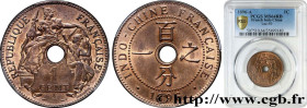 FRENCH INDOCHINA
Type : 1 Centième 
Date : 1896 
Mint name / Town : Paris 
Quantity minted : 5690262 
Metal : bronze 
Diameter : 27,5  mm
Orientation ...