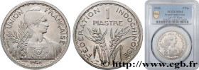 FRENCH INDOCHINA
Type : 1 Piastre ESSAI Fédération Indochinoise 
Date : 1946 
Mint name / Town : Paris 
Quantity minted : 1100 
Metal : copper nickel ...