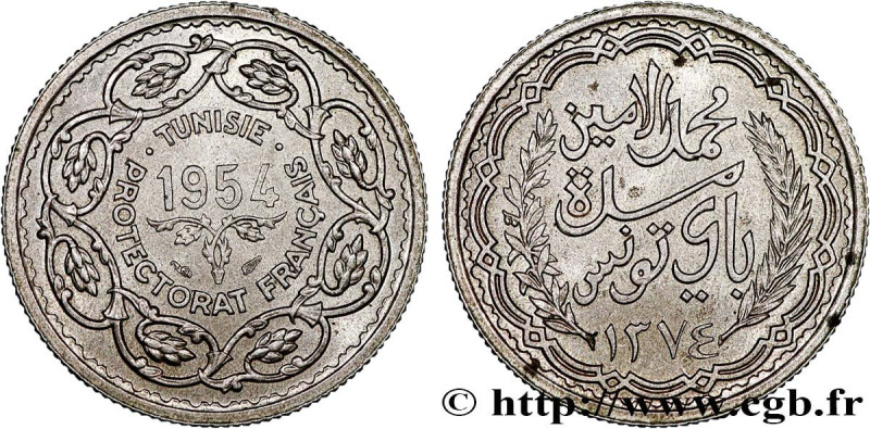 TUNISIA - FRENCH PROTECTORATE
Type : 10 Francs (module de) 
Date : 1954 
Mint na...