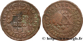 BRAZIL - PRINCE JOHN REGENT
Type : 40 Réis contremarqué sur une 20 reis 1722 
Date : (1809) 
Mint name / Town : Lisbonne 
Quantity minted : - 
Metal :...