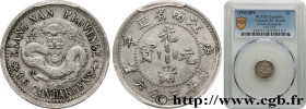 CHINA - KIANGNAN PROVINCE
Type : 3,6 candareens (5 cents) 
Date : (1900) 
Quantity minted : - 
Metal : silver 
Millesimal fineness : 820  ‰
Diameter :...