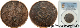 CHINA
Type : 10 Cash Province de Fengtien 
Date : (1904) 
Quantity minted : - 
Metal : brass 
Diameter : 28  mm
Orientation dies : 12  h.
Weight : 6,6...