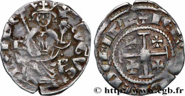 KINGDOM OF CYPRUS - HUGH IV OF LUSIGNAN
Type : Demi-gros 
Date : n.d. 
Mint name / Town : Paphos ? 
Metal : silver 
Diameter : 20  mm
Orientation dies...