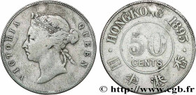 HONG KONG
Type : 50 Cents Victoria 
Date : 1893 
Mint name / Town : Londres 
Quantity minted : 150000 
Metal : silver 
Millesimal fineness : 800  ‰
Di...