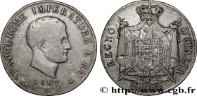 ITALY - KINGDOM OF ITALY - NAPOLEON I
Type : 5 Lire 
Date : 1807 
Mint name / Town : Milan 
Quantity minted : 39279 
Metal : silver 
Millesimal finene...