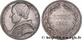 ITALY - PAPAL STATES - GREGORY XVI (Bartolomeo Alberto Cappellari)
Type : Scudo an XVI 
Date : 1846 
Mint name / Town : Rome 
Metal : silver 
Millesim...