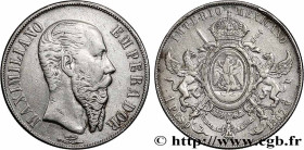 MEXICO - MAXIMILIAN I
Type : 1 Peso 
Date : 1867 
Mint name / Town : Mexico 
Quantity minted : 1238000 
Metal : silver 
Millesimal fineness : 900  ‰
D...