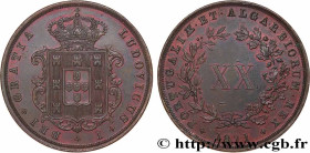 PORTUGAL - KINGDOM OF PORTUGAL - LUIS I
Type : 20 (XX) Réis  
Date : 1871 
Quantity minted : 310000 
Metal : copper 
Diameter : 37  mm
Weight : 25,78 ...