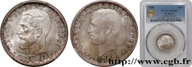 ROMANIA - CHARLES I
Type : 1 Leu 40e anniversaire de règne du roi Charles Ier 
Date : 1906 
Quantity minted : 2500000 
Metal : silver 
Millesimal fine...