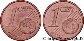 EUROPEAN CENTRAL BANK
Type : 1 Cent Euro biface - double face commune 
Date : n.d. 
Quantity minted : --- 
Metal : copper plated steel 
Diameter : 16,...
