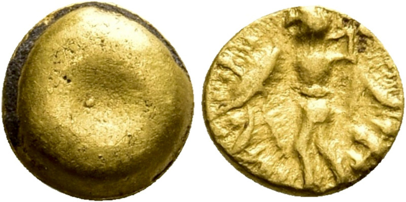 CENTRAL EUROPE. Boii. GOLD 1/24 Stater (2nd-1st centuries BC). "Athena Alkis" ty...
