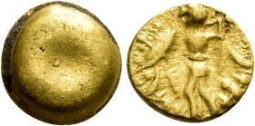 CENTRAL EUROPE. Boii. GOLD 1/24 Stater (2nd-1st centuries BC). "Athena Alkis" type