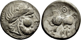 EASTERN EUROPE. Imitations of Philip II of Macedon (2nd-1st centuries BC). Tetradrachm. "Kugelwange" type