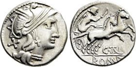 EASTERN EUROPE. Imitations of Roman Republic. Denarius (Circa 1st century BC). Imitating C. Thalna