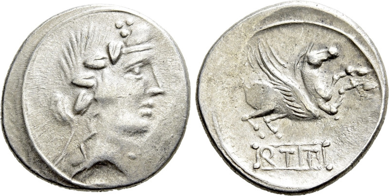 EASTERN EUROPE. Imitations of Roman Republic. Denarius (Circa 1st century BC). I...