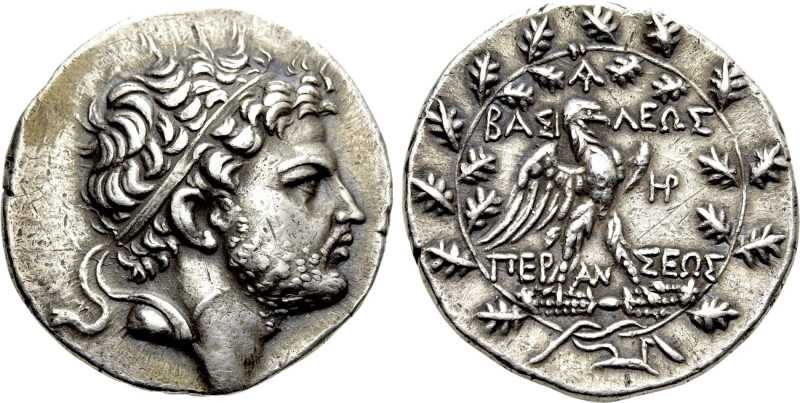 KINGS OF MACEDON. Perseus (179-168 BC). Tetradrachm. Pella or Amphipolis. 

Ob...
