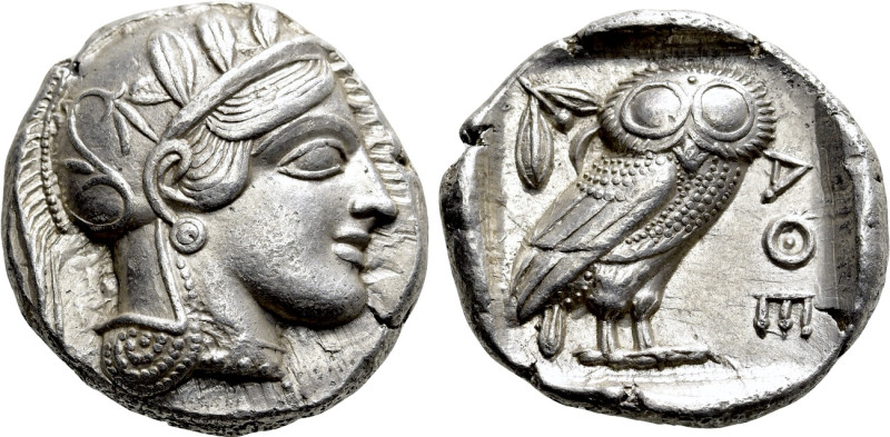 ATTICA. Athens. Tetradrachm (Circa 454-404 BC). 

Obv: Helmeted head of Athena...