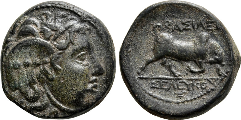 SELEUKID KINGDOM. Seleukos I Nikator (312-281 BC). Ae. Antioch. 

Obv: Winged ...