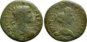 THRACE. Perinthus. Trajan with Plotina (98-117). Ae