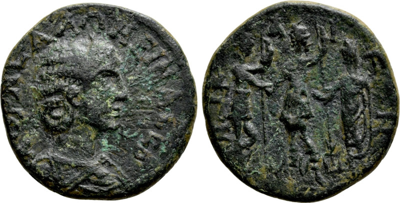 BITHYNIA. Nicaea. Salonina (Augusta, 254-268). Ae. 

Obv: KOPN CAΛΩNEINA CEB. ...