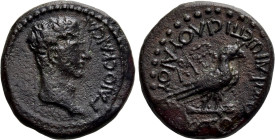 PHRYGIA. Amorium. Caligula (37-41). Ae. Silvanus and Iustus Vipsanius, magistrates