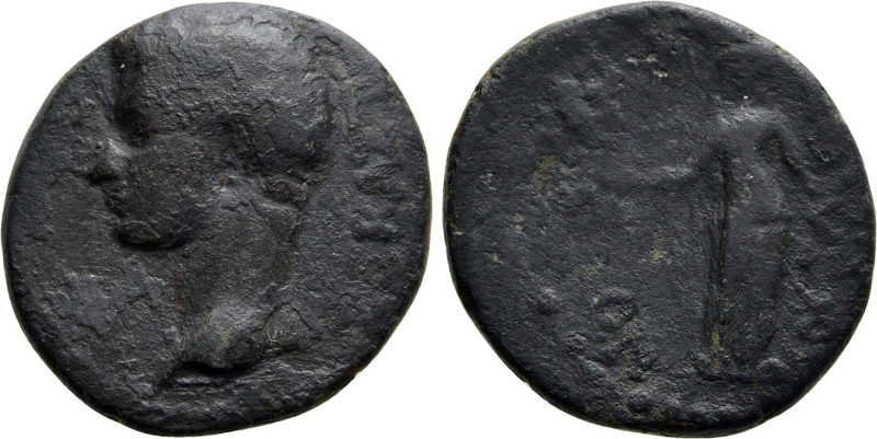 CARIA. Cidrama. Caligula (37-41). Ae. Mousaios Kallikratos Pr-, magistrate. 

...