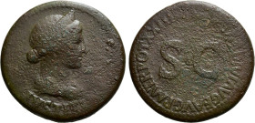 JULIA AUGUSTA (LIVIA) (Augusta, 14-29). Dupondius. Rome