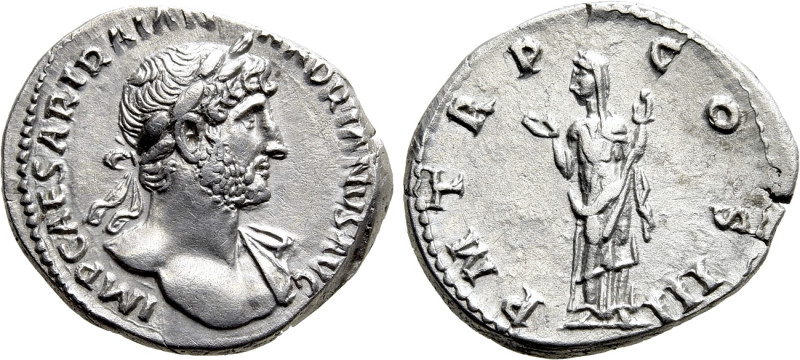 HADRIAN (117-138). Denarius. Rome. 

Obv: IMP CAESAR TRAIAN HADRIANVS AVG. 
L...