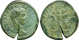 GETA (209-211). Sestertius. Rome