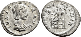 JULIA PAULA (Augusta, 219-220). Denarius. Rome