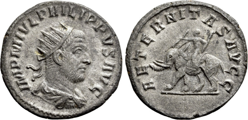 PHILIP I 'THE ARAB' (244-249). Antoninianus. Antioch. 

Obv: IMP M IVL PHILIPP...