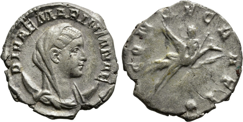 DIVA MARINIANA (Died before 253). Antoninianus. Rome. 

Obv: DIVAE MARINIANAE....