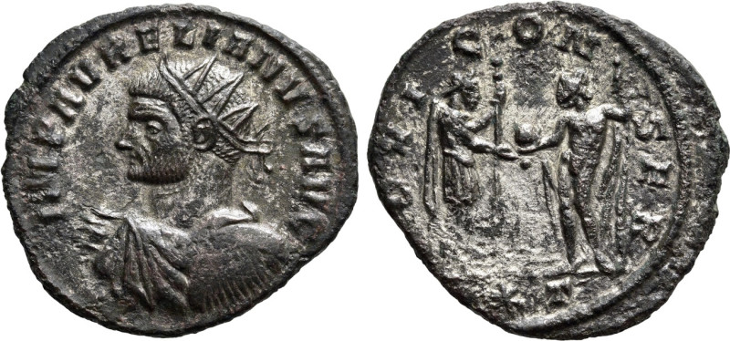 AURELIAN (270-275). Antoninianus. Siscia. 

Obv: IMP AVRELIANVS AVG. 
Radiate...