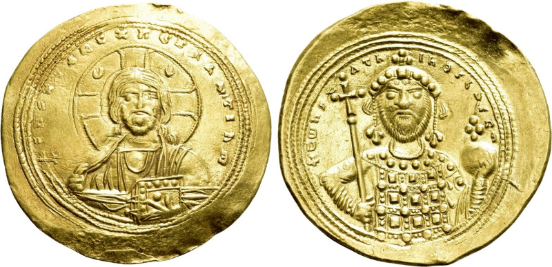 CONSTANTINE IX MONOMACHUS (1042-1055). GOLD Histamenon Nomisma. Constantinople. ...