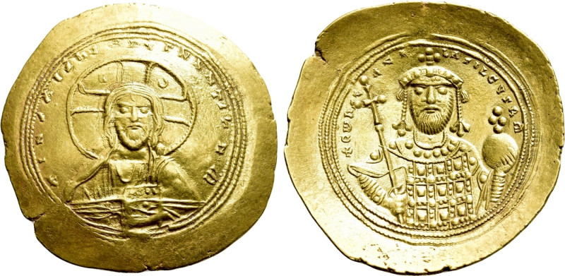 CONSTANTINE IX MONOMACHUS (1042-1055). GOLD Histamenon Nomisma. Constantinople. ...