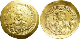 CONSTANTINE IX MONOMACHUS (1042-1055). GOLD Histamenon Nomisma. Constantinople