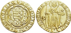 HUNGARY. Ludwig I (1342-1382). GOLD Goldgulden. Buda or Pecs