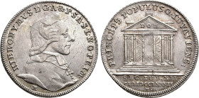 AUSTRIA. Salzburg. Hieronymus von Colloredo-Waldsee (1772-1803). Silver pattern strike from the dies of Ducat (1782)