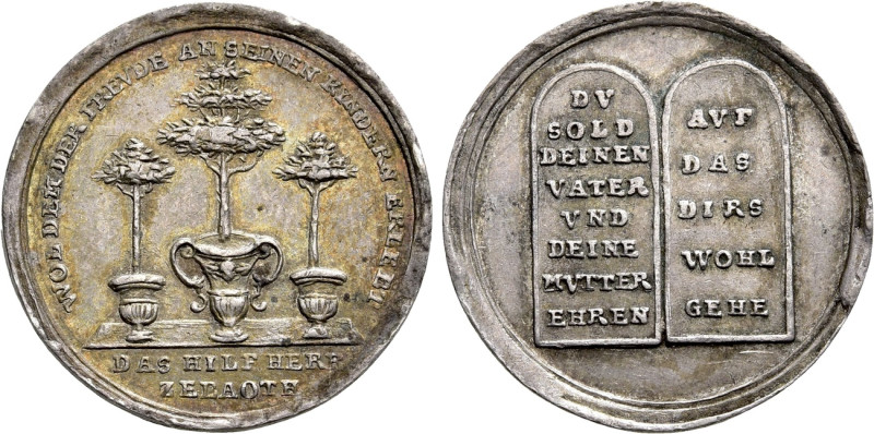 GERMANY. Nürnberg. Silver pattern strike from the dies of Ducat (Circa 1700). 
...