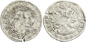 GERMANY. Oldenburg. Anton Günther, with Emperor Ferdinand III (Duke, 1603-1667). Gulden zu 28 Stüber. Jever