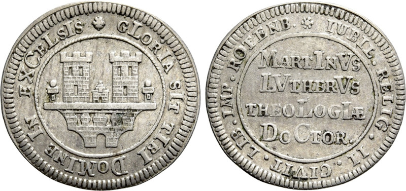 GERMANY. Rothenburg. Silver pattern strike from the dies of Ducat (1717). 200th ...